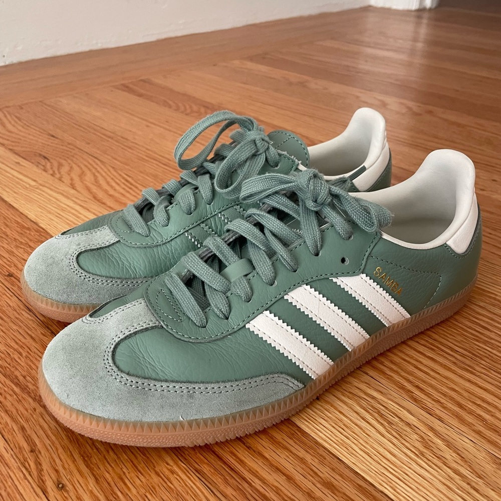 Adidas samba EUC sage green 🤍